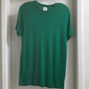 Zara green tee